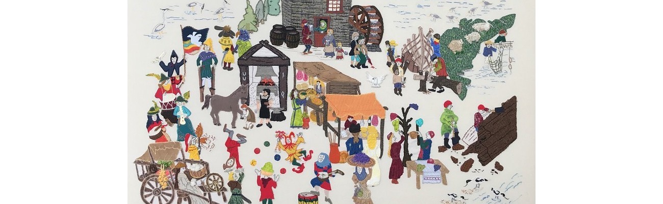 Final version of Completed Tapestry Panel